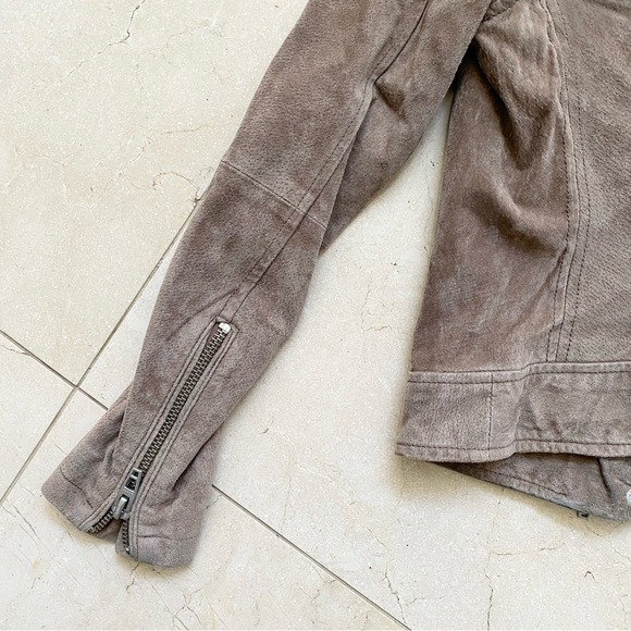 Blank NYC 100% Suede Jacket Taupe XS - Picture 12 of 16